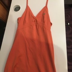 Peach Lacoste Halter Dress 🍑